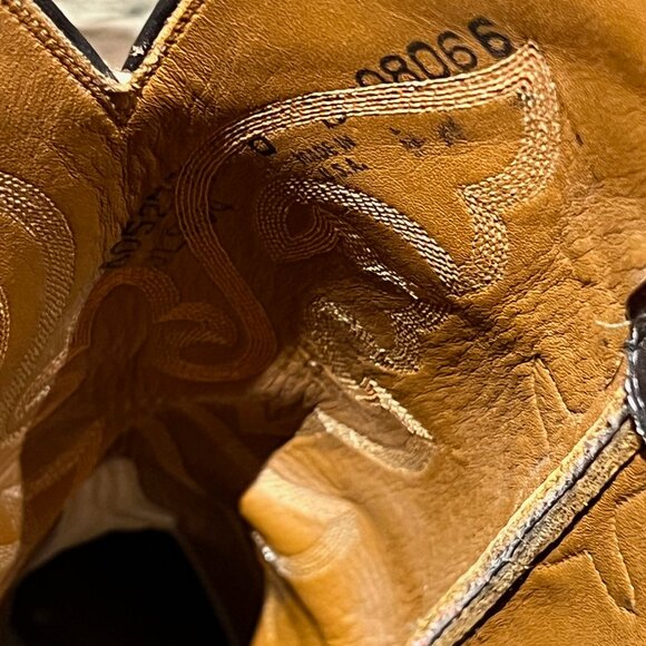 Lucchese Full Quill Caiman Cowboy Boots - Picture 9 of 10